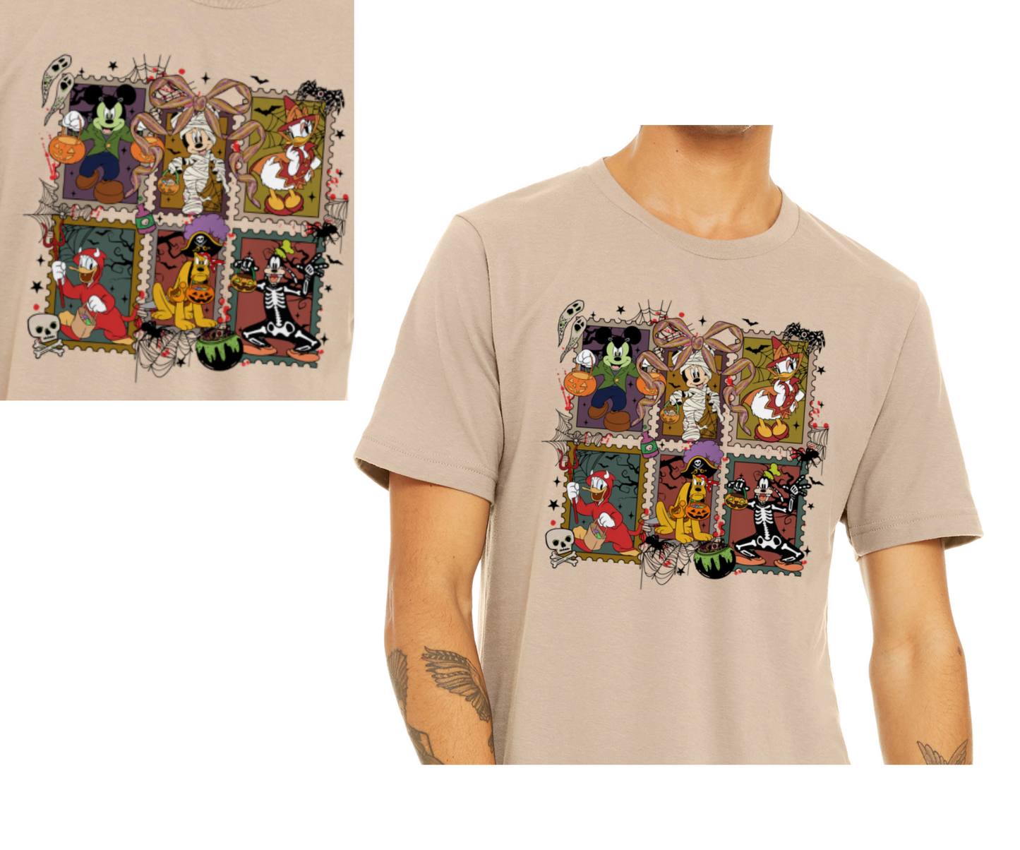 Halloween Retro Friends T-shirt
