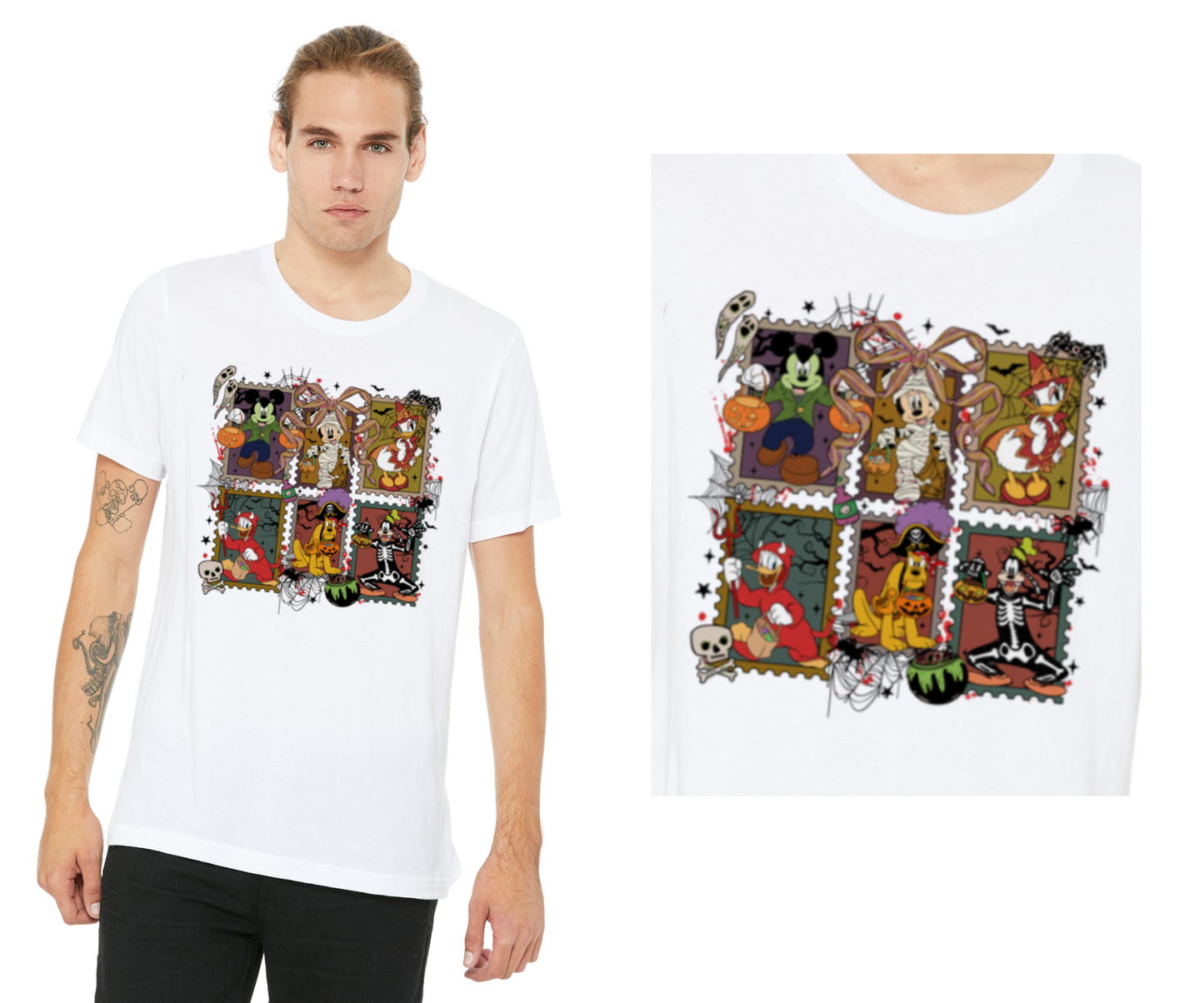 Halloween Retro Friends T-shirt