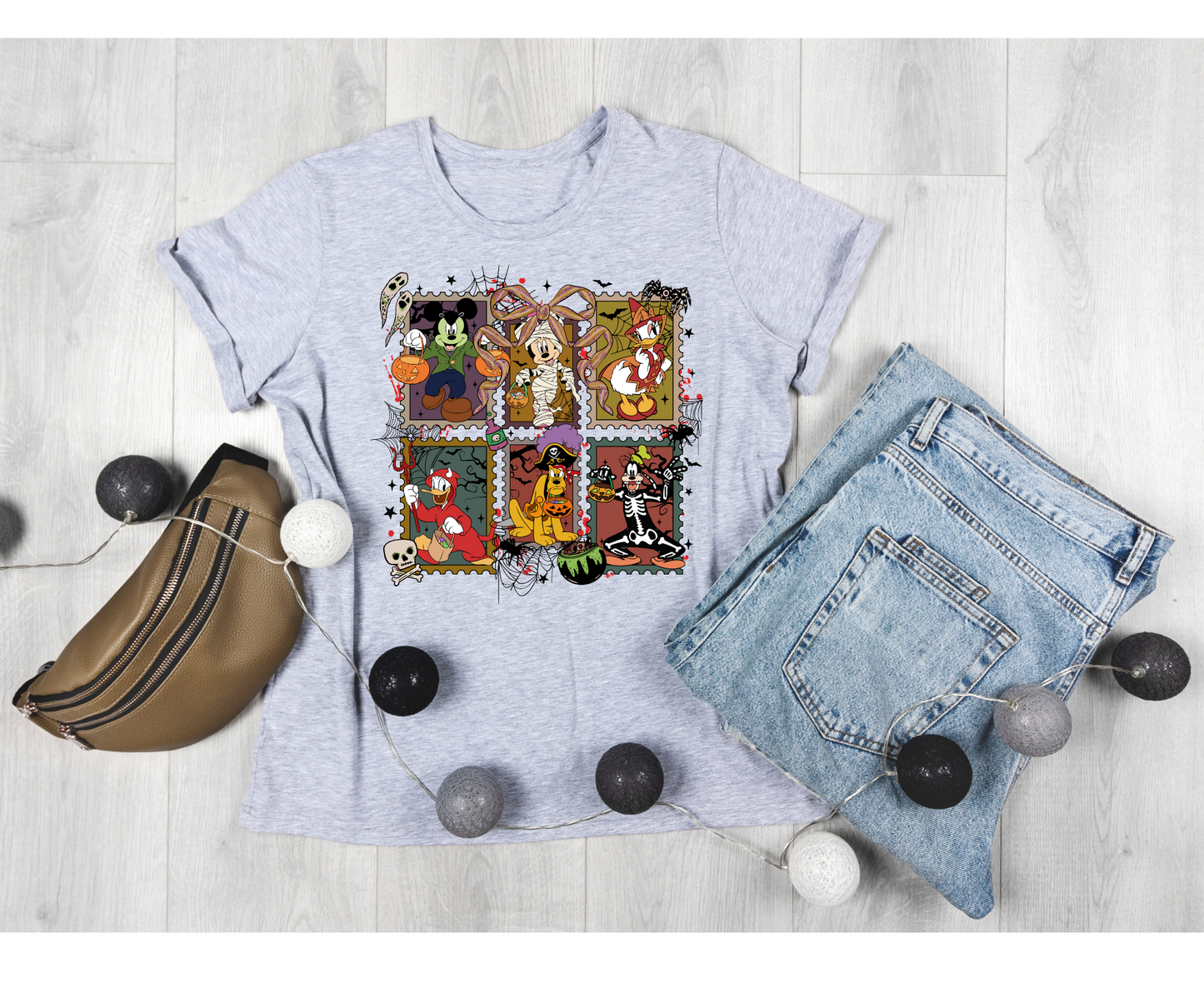 Halloween Retro Friends T-shirt