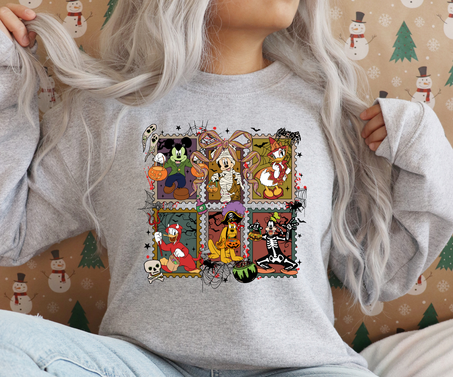 Halloween Retro Friends Sweatshirt