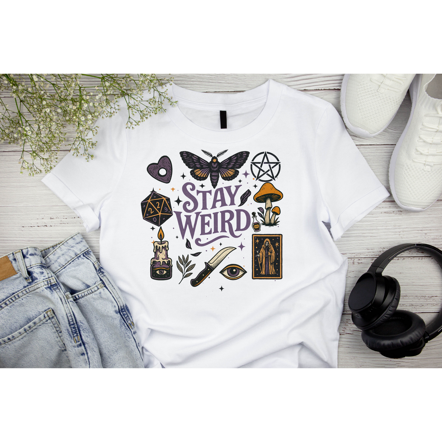 Stay Weird Adult Tee