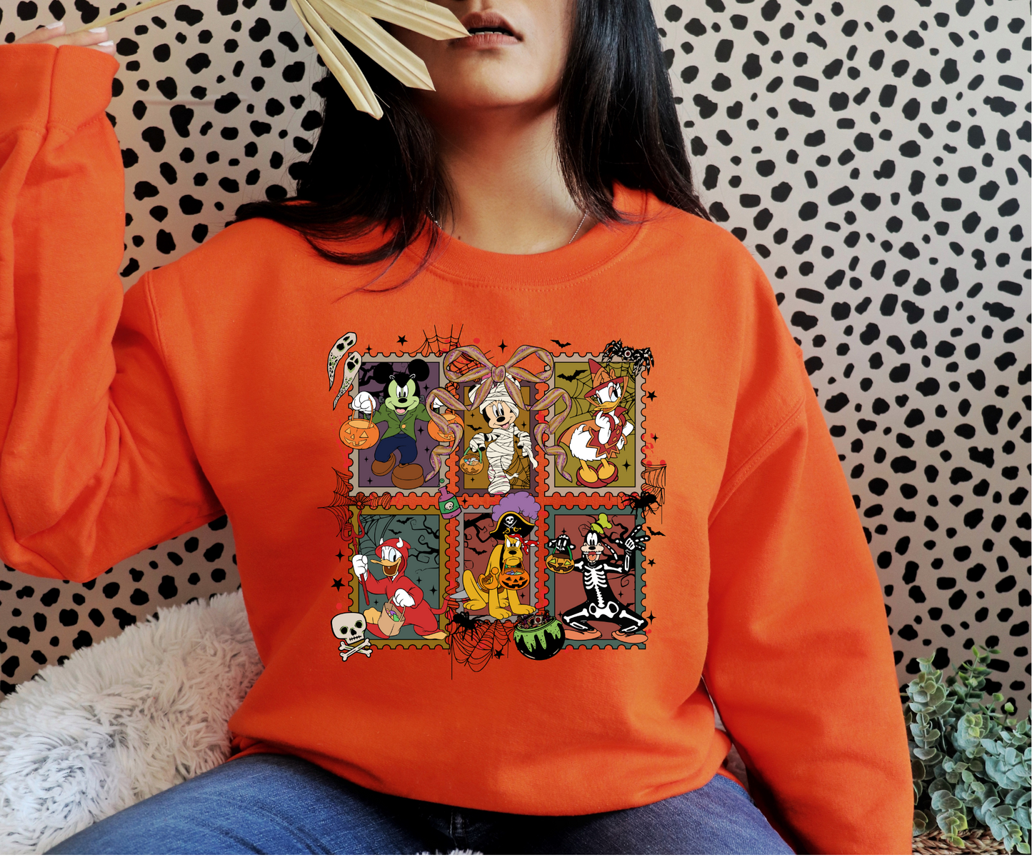 Halloween Retro Friends Sweatshirt