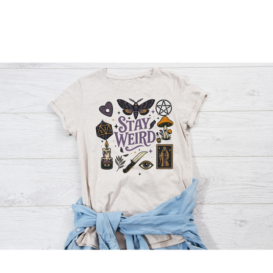 Stay Weird Adult Tee