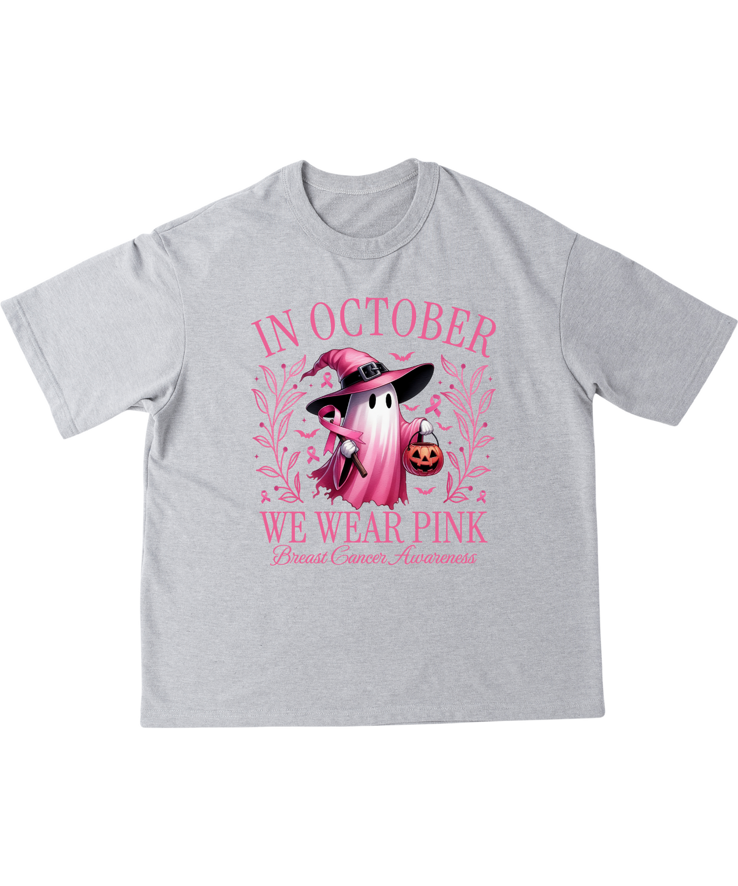 In October We Wear PINK Ghost T-shirt