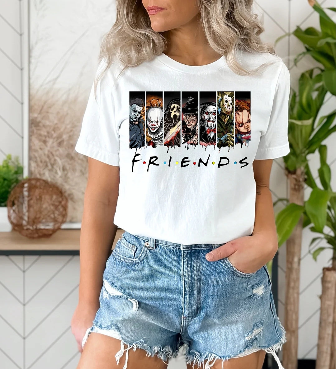 Horror Movie FRIENDS T-shirt