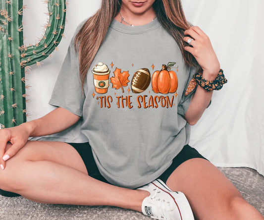 Tis the Football Fall Season Tshirt