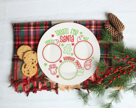 Treats for Santa Plate