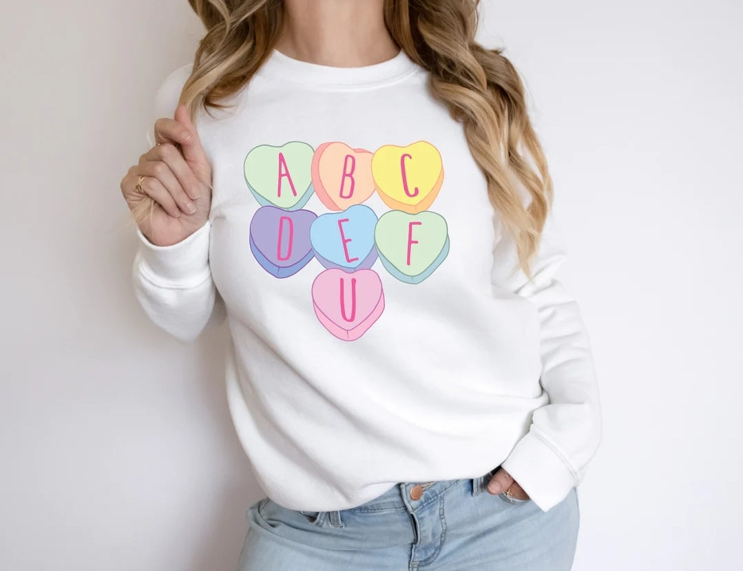 ABCDE-FU Valentines Day Adult Sweater