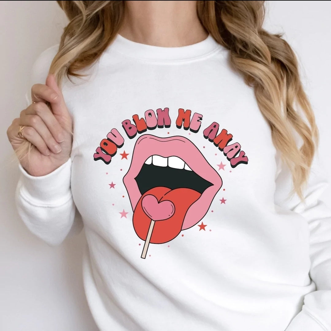 Blow me Away Valentine's Day Sweater