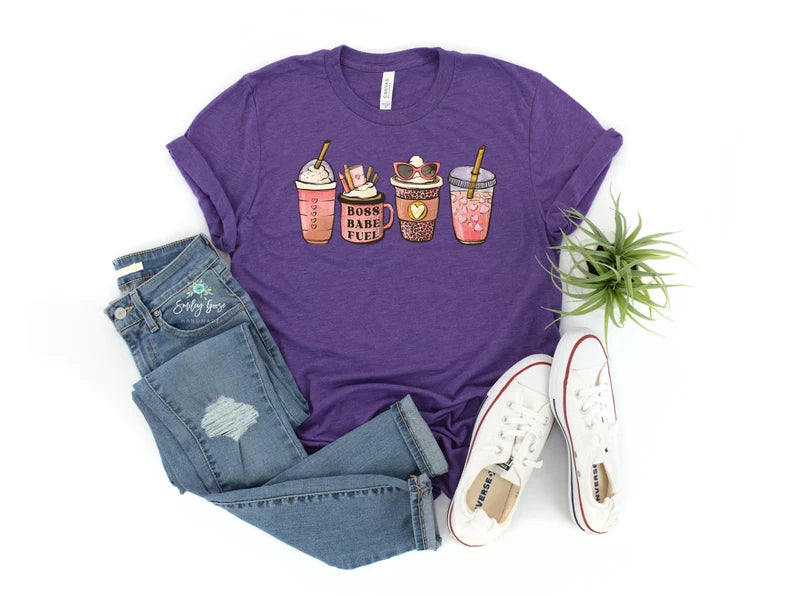 Boss Babe Latte Ladies Shirt