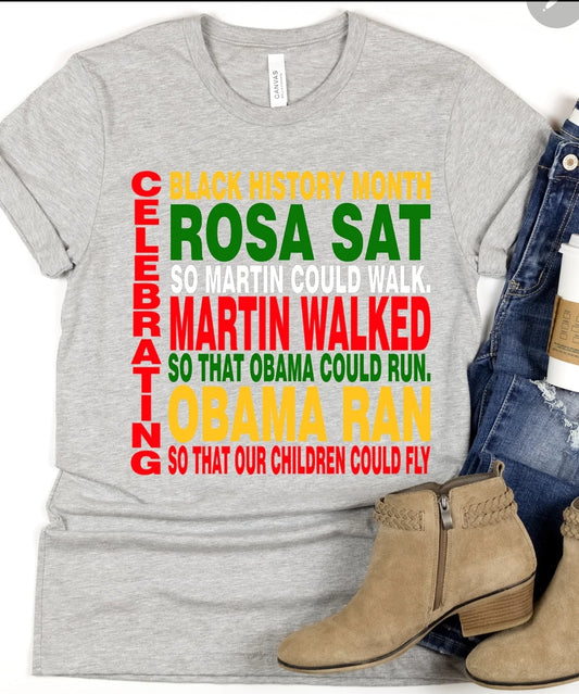 Celebeating Rosa, MLK, Obama